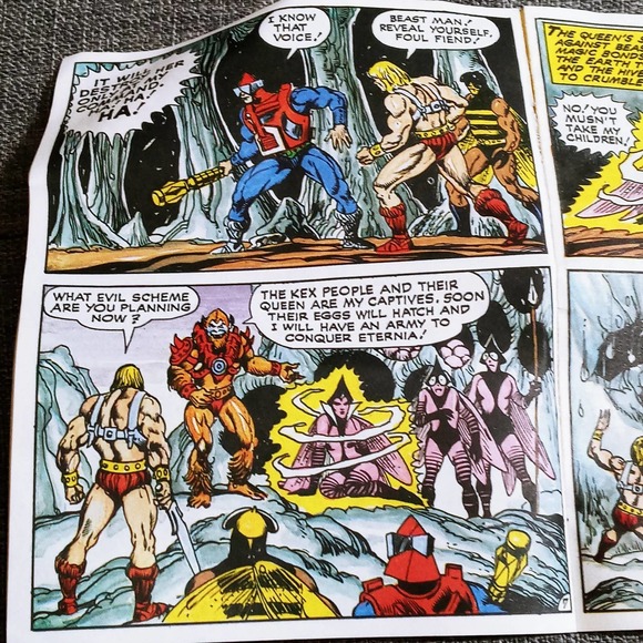 Vtg He-Man and the Insect People Masters of the Universe Mini Comic Book (ebab) - Picture 5 of 6
